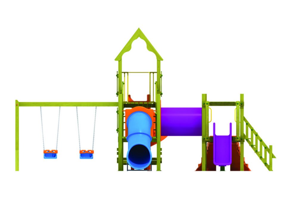 AHŞ 109 Ahşap Çocuk Oyun Parkı