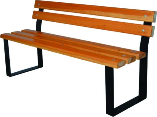 Modern Ahşap Park Bankı B107