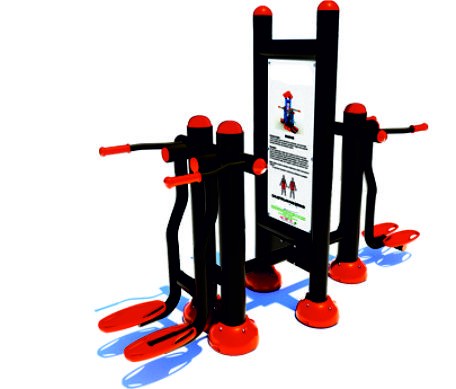 Çok İstasyonlu Açık Hava Fitness Aleti F115