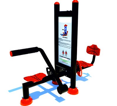 Çok Fonksiyonlu Oturmalı Açık Hava Fitness Aleti F121