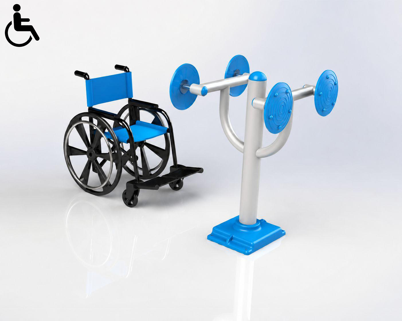 Engelsiz Omuz ve Kol Çevirme Fitness Aleti F126