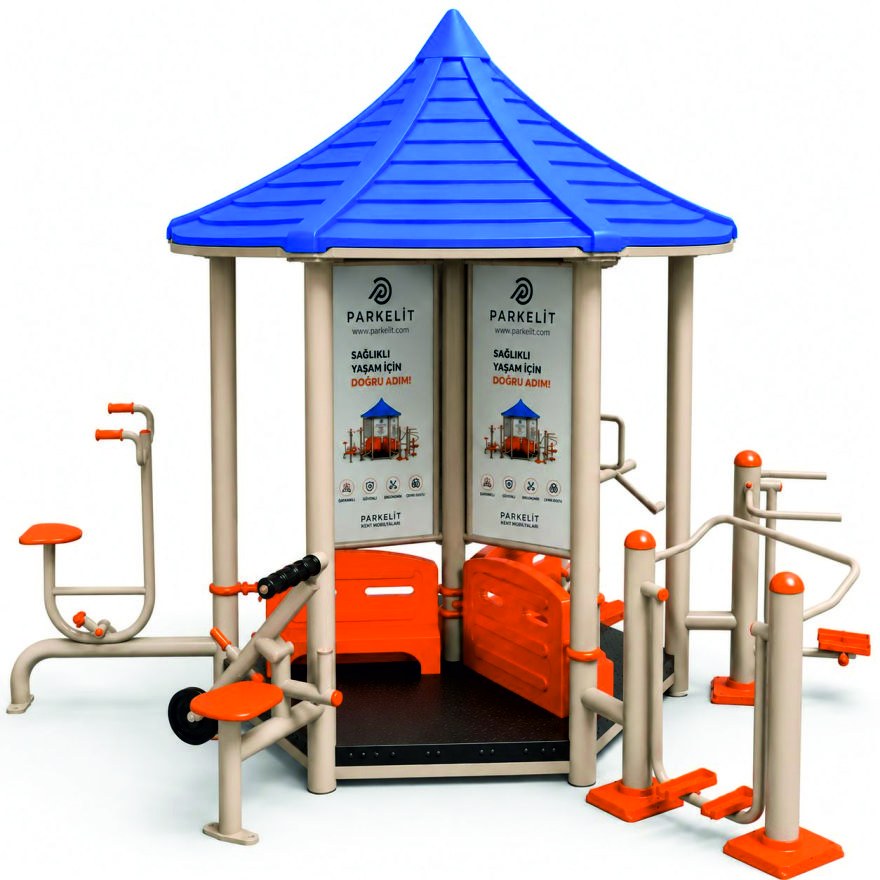 Çatılı Çoklu Fitness İstasyonu F130